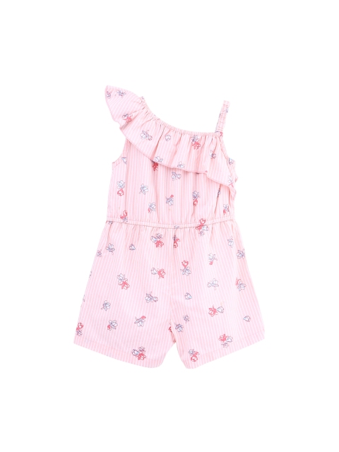 

Beebay Pink Printed Playsuit