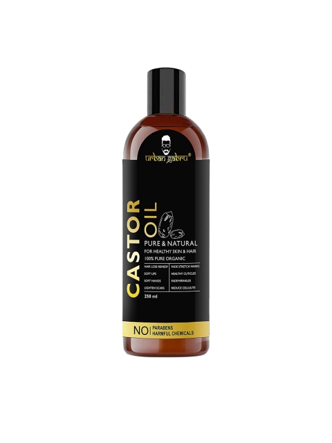 

URBANGABRU Unisex Cold Pressed Castor Oil 250 ml, Transparent
