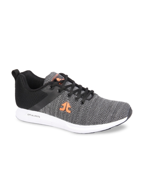 

OFF LIMITS Men Black & Grey Running Shoes