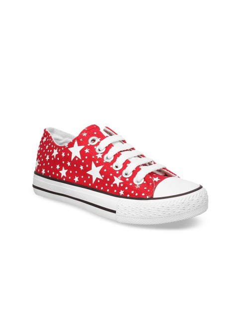 

MSC Women Red Printed Sneakers