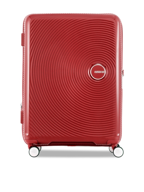 

AMERICAN TOURISTER Red Solid CURIO Hard-Sided Cabin Trolley Bag