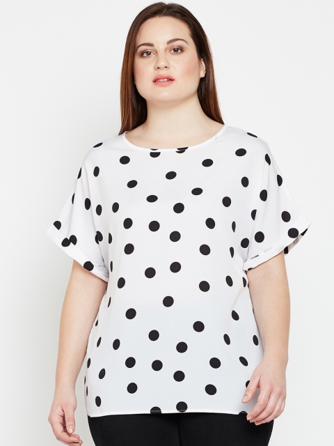 Oxolloxo Women Off-White Printed Top