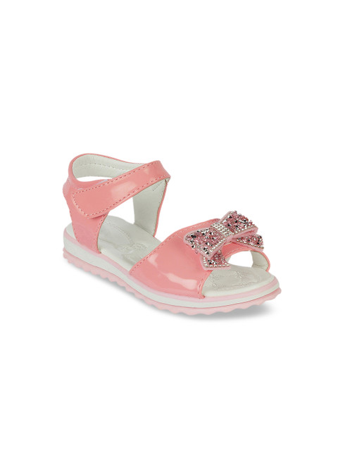 

Kittens Girls Pink Solid Open Toe Flats