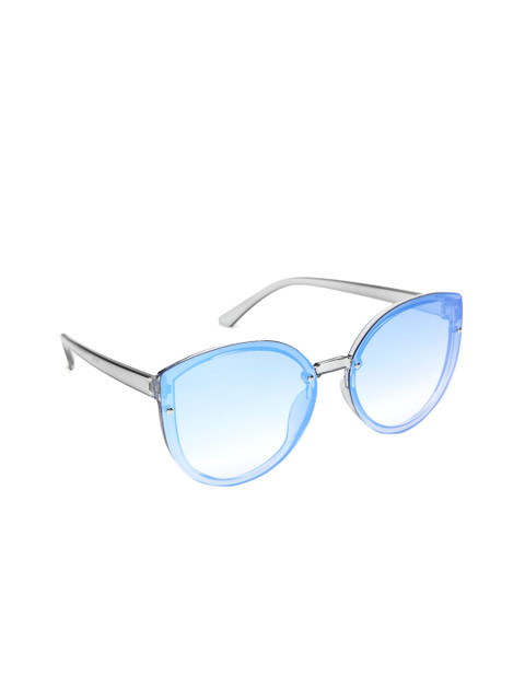 

Get Glamr Women Cateye Sunglasses SG-LT-MT-285-12, Blue