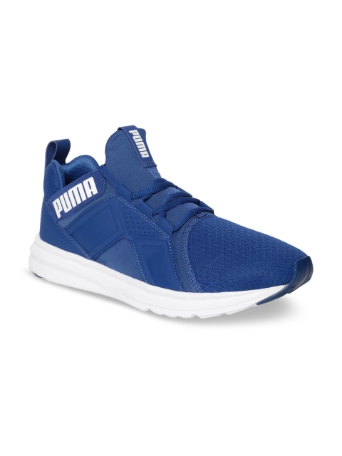 

Puma Men Blue Enzo Mid-Top Running Shoes 18949804