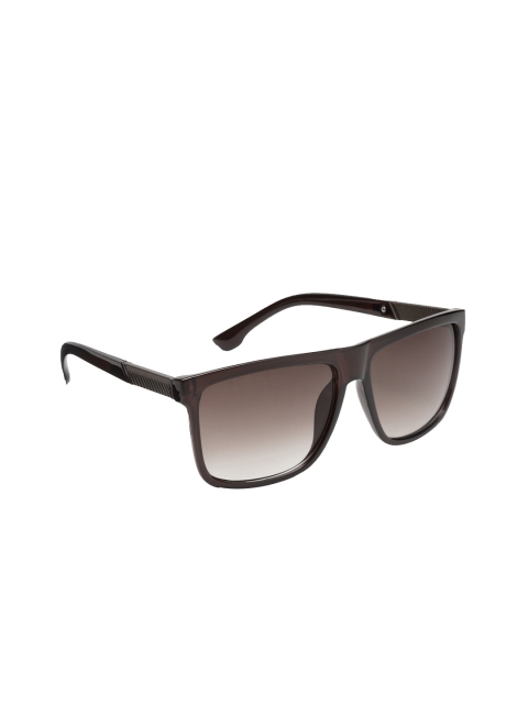 

Get Glamr Unisex Rectangle Sunglasses SG-UN-MT-238-12, Brown