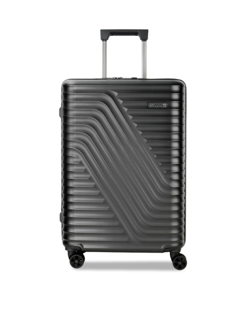 

AMERICAN TOURISTER Charcoal Grey High Rock Large Trolley Suitcase