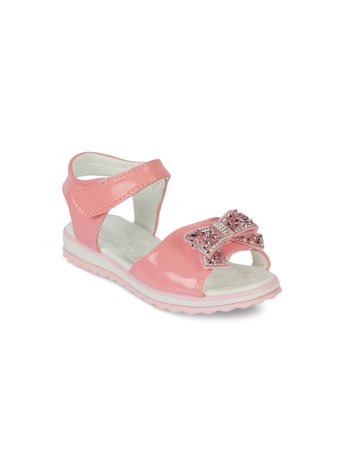 

Kittens Girls Pink Solid Open Toe Flats