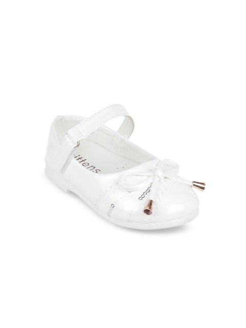 

Kittens Girls White Solid Lightweight Mary Jane