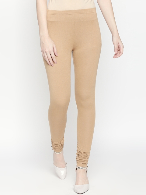

RANGMANCH BY PANTALOONS Women Gold-Toned Solid Churidar