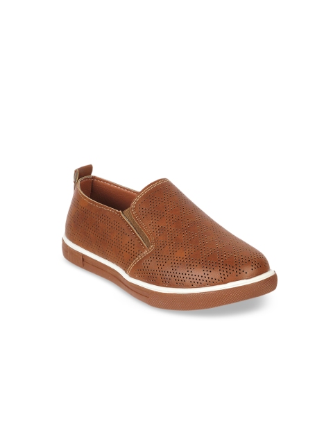 

Kittens Boys Brown Slip-On Sneakers