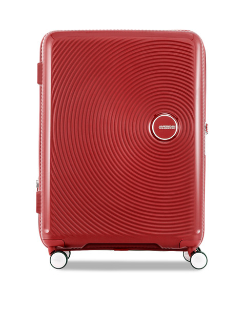 

AMERICAN TOURISTER Red Solid CURIO Hard-Sided Medium Trolley Bag