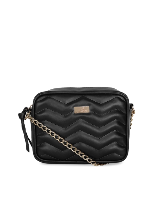 

yelloe Black Solid Sling Bag