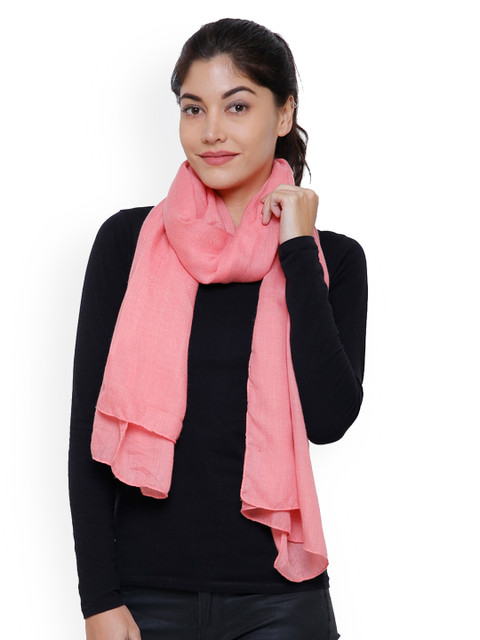 

Citypret Pink Solid Scarf
