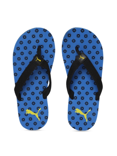 

Puma Unisex Blue Textured Thong Flip-Flops 36833004-Indigo Bunting-Blazing Yellow