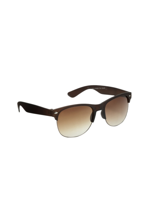 

Get Glamr Unisex Browline Sunglasses SG-UN-MT-273-12, Brown