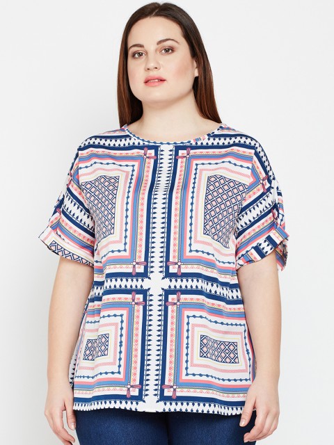 

Oxolloxo Women Multicoloured Printed Top, Multi