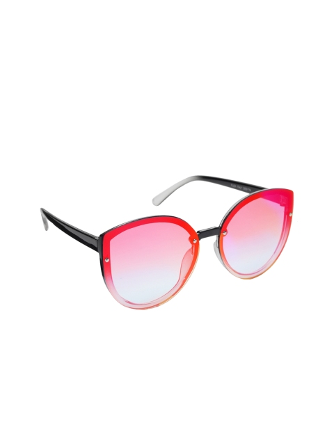 

Get Glamr Women Cateye Sunglasses SG-LT-MT-286-12, Orange