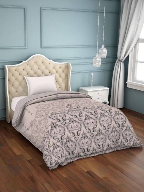 

SPACES Black Abstract AC Room 150 GSM Single Bed Comforter