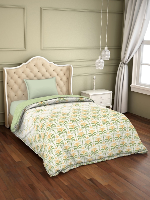 

SPACES Green Abstract AC Room 150 GSM Single Bed Comforter