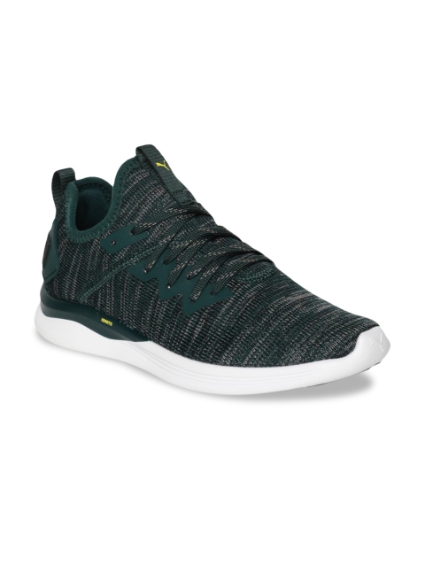 

Puma Kids Green IGNITE Flash evoKNIT PS Running Shoes