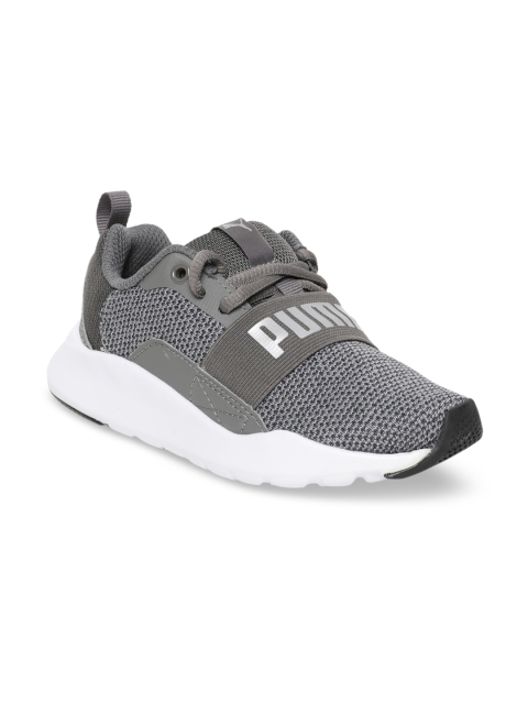 

Puma Kids Grey Wired Knit PS Running Shoes