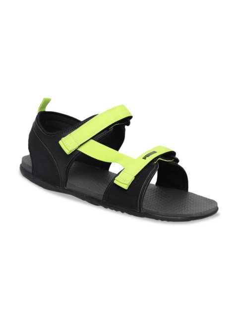 

Puma Men Grey & Fluorescent Green Walking Sports Sandals