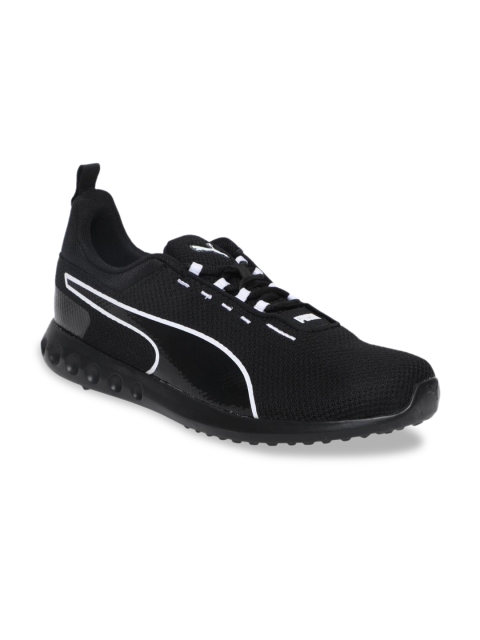 

Puma Men Black Mesh Mid-Top Concave Pro IDP Running Shoes