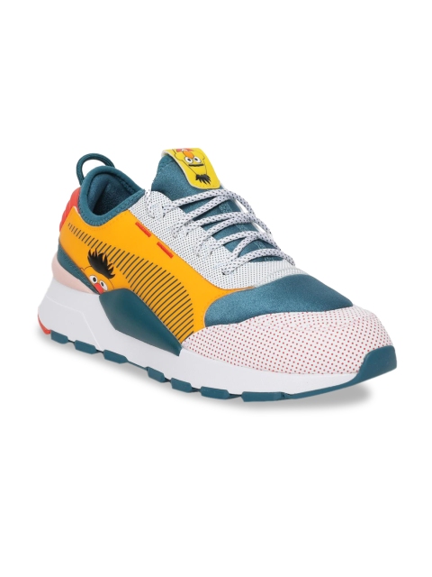 

Puma Unisex Multicoloured Leather Sesame Str 50 RS-0 Jr, Multi