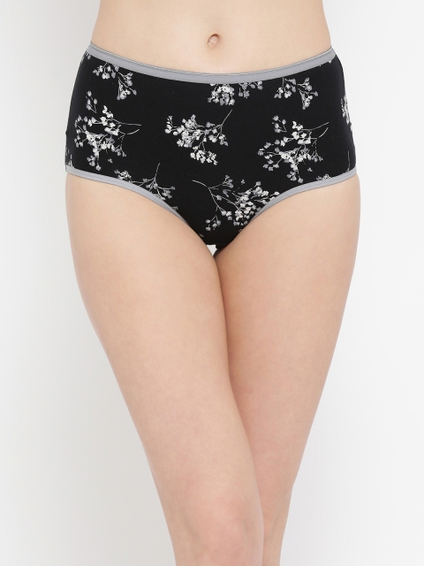 

Clovia Women Black Printed Hipster Briefs PN3140A13XL