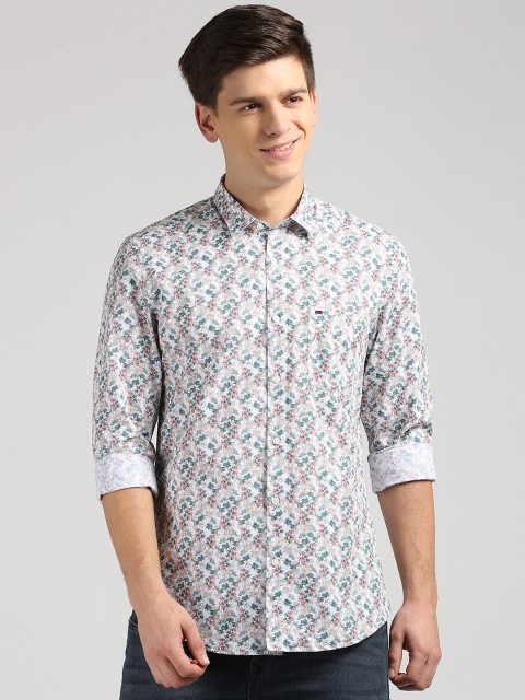 

Peter England Casuals Men Multicoloured Slim Fit Printed Casual Shirt, Multi