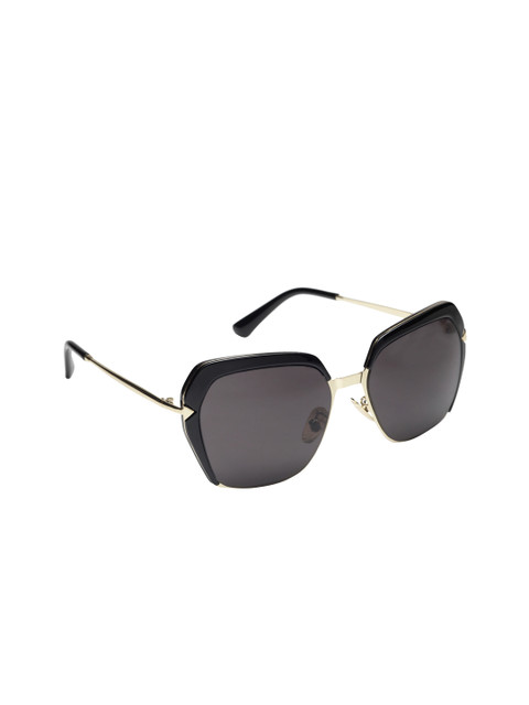 

Get Glamr Women Oversized Sunglasses SG-LT-MT-302-12, Black