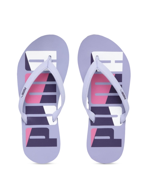 Puma Women Lavender Solid Thong Flip-Flops 36828806