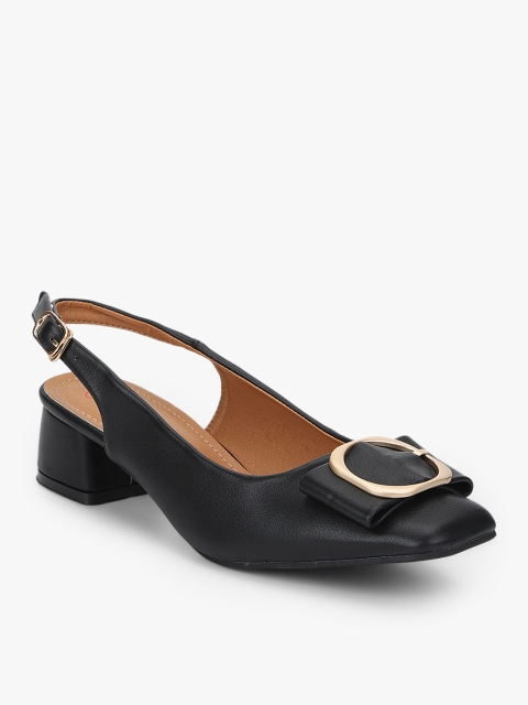 

KetImporta Women Black Solid Pumps