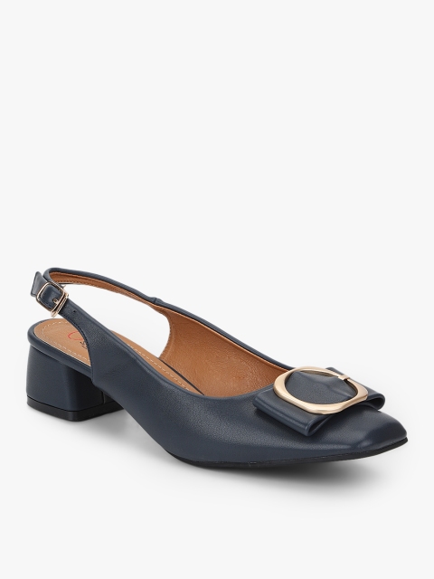 

KetImporta Women Navy Blue Solid Heels