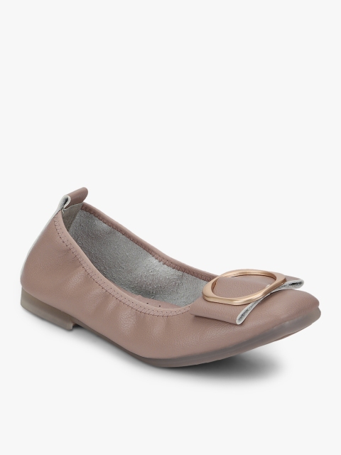 

KetImporta Women Brown Solid Ballerinas