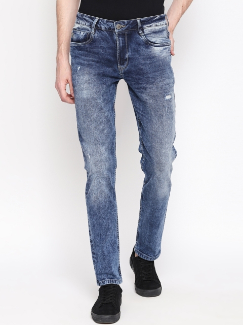 

SF JEANS by Pantaloons Men Blue Slim Fit Low-Rise Clean Look Jeans