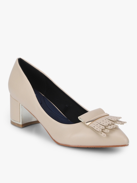 

KetImporta Women Beige Solid Pumps