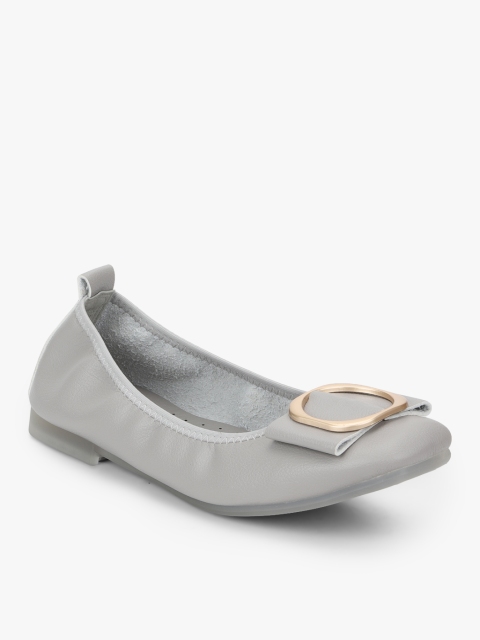 

KetImporta Women Grey Solid Ballerinas