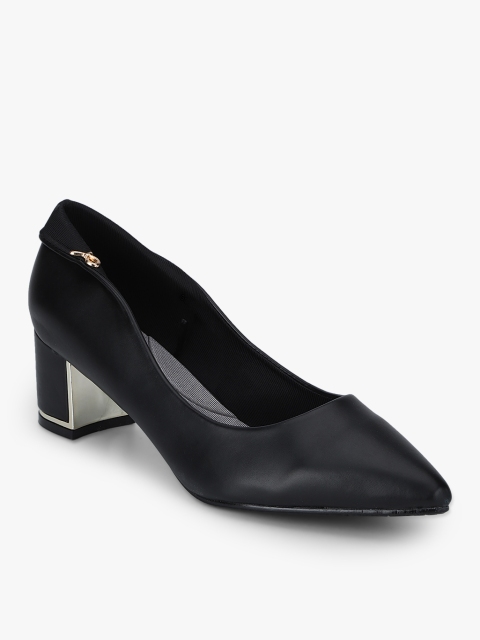 

KetImporta Women Black Solid Pumps