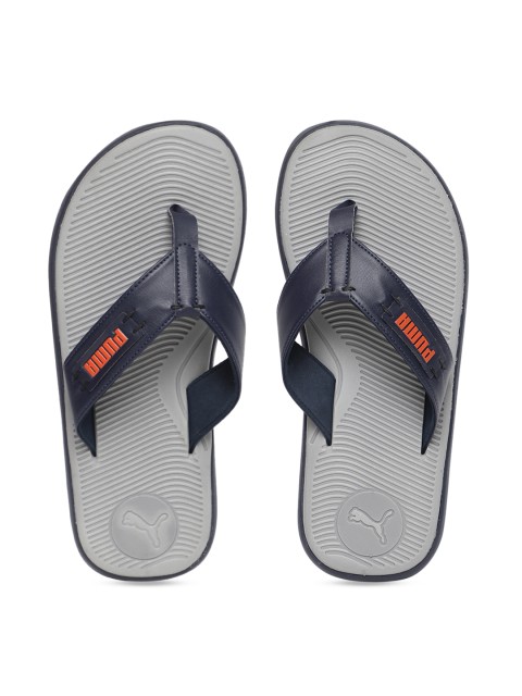 

Puma Men Grey Solid Thong Flip Flops