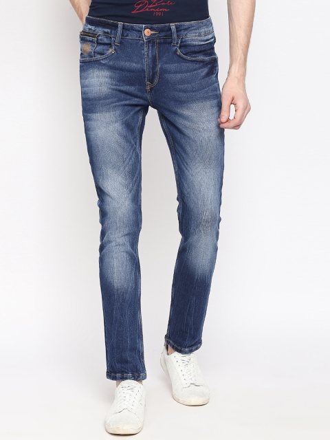 

SF JEANS by Pantaloons Men Blue Skinny Fit Low-Rise Clean Look Jeans