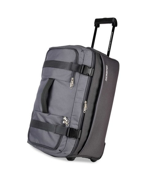 

AMERICAN TOURISTER Grey Solid Large Trolley Duffel Bag
