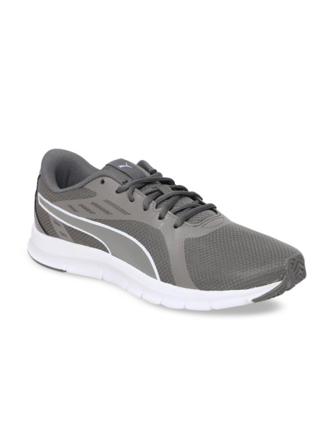 

Puma Men Grey Mesh Mid-Top Running Shoes