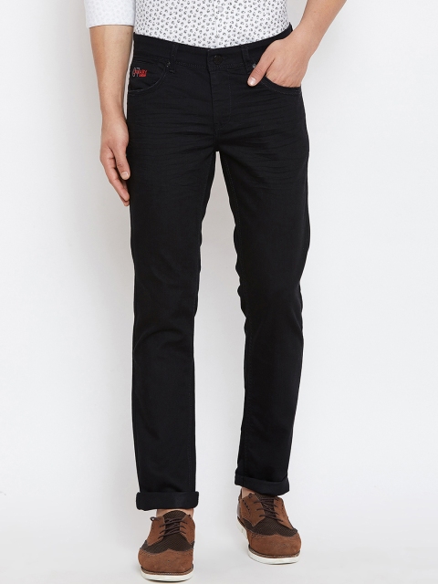 

Canary London Men Black Slim Fit Low-Rise Clean Look Stretchable Jeans