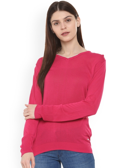 

Van Heusen Woman Pink Solid Top