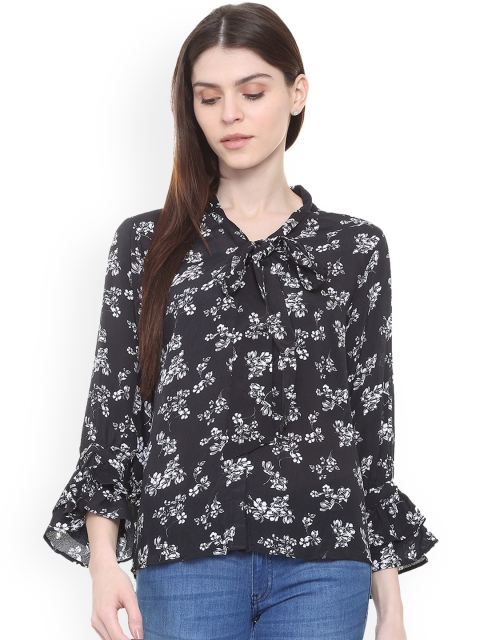 

Van Heusen Woman Women Black Printed Top