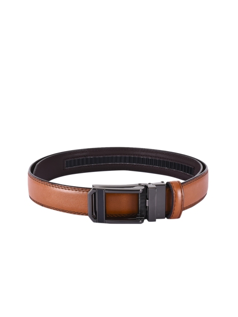 

BuckleUp Men Tan Brown Solid Belt