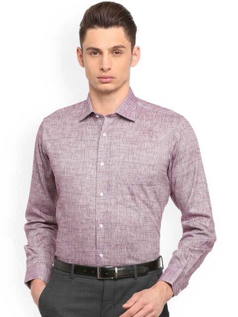 

Van Heusen Men Mauve Regular Fit Solid Formal Shirt
