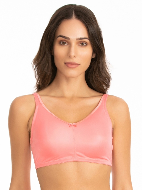 

Zivame Pink Solid Non-Wired Non Padded Minimizer Bra ZI0100J0QDAPINK